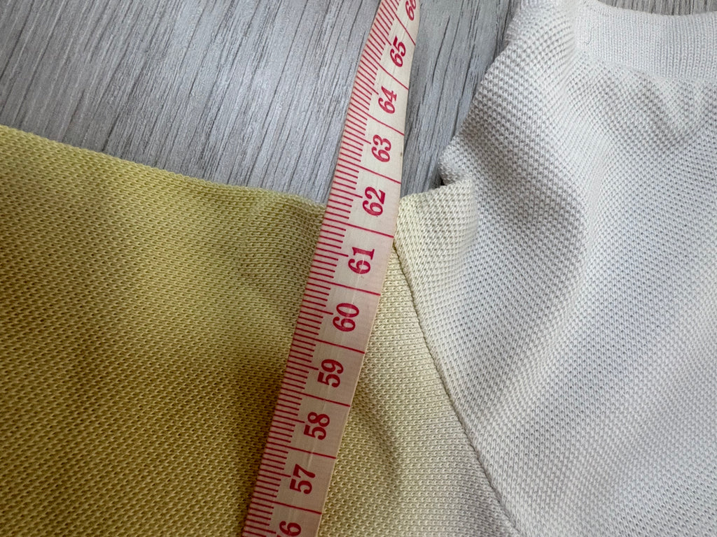 Polo Ralph Lauren Blanc Jaune Bleu Taille XL