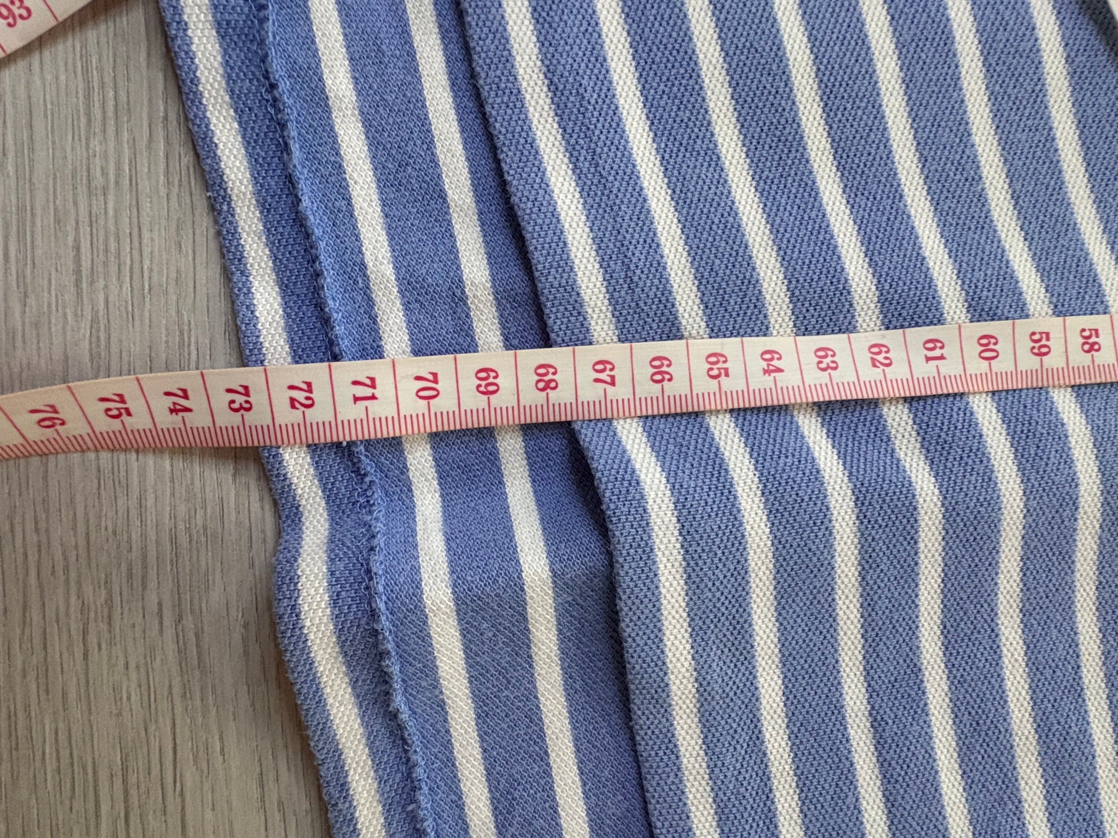 Polo Ralph Lauren Rayé Blanc et Bleu Taille L