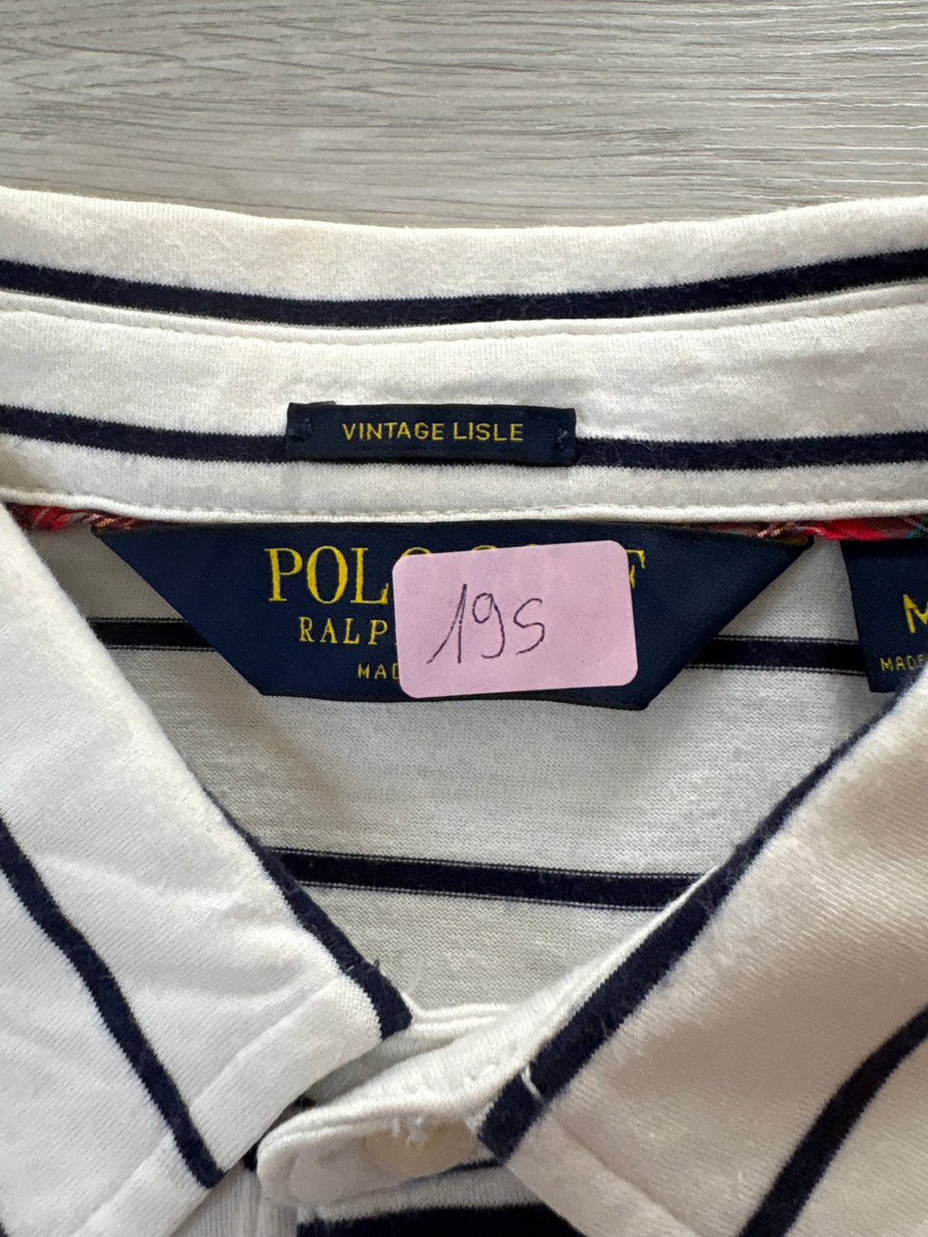 Polo Ralph Lauren Marinière Rider Cup Taille M
