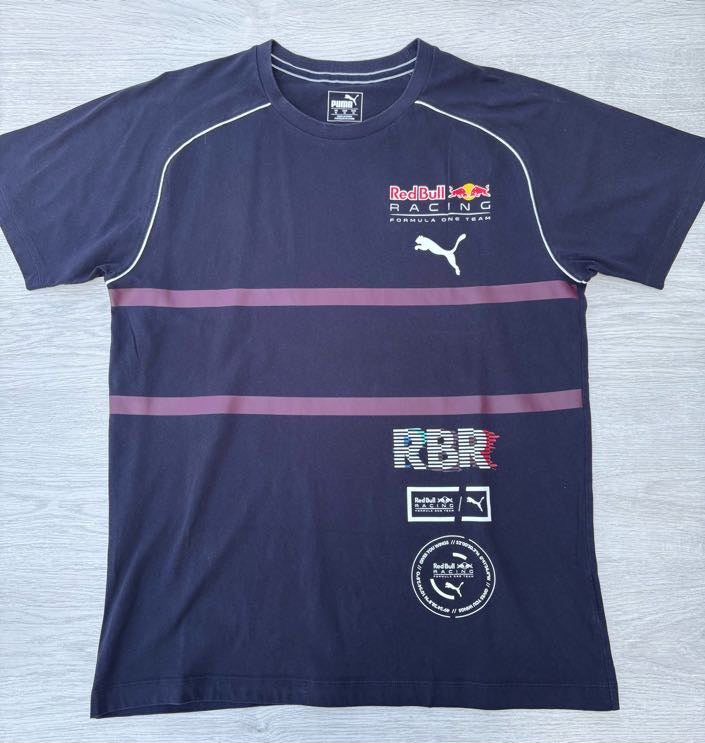 T-shirt Puma homme taille M bleu marine