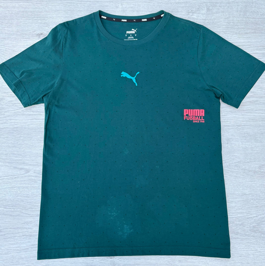 T-shirt puma homme taille M vert