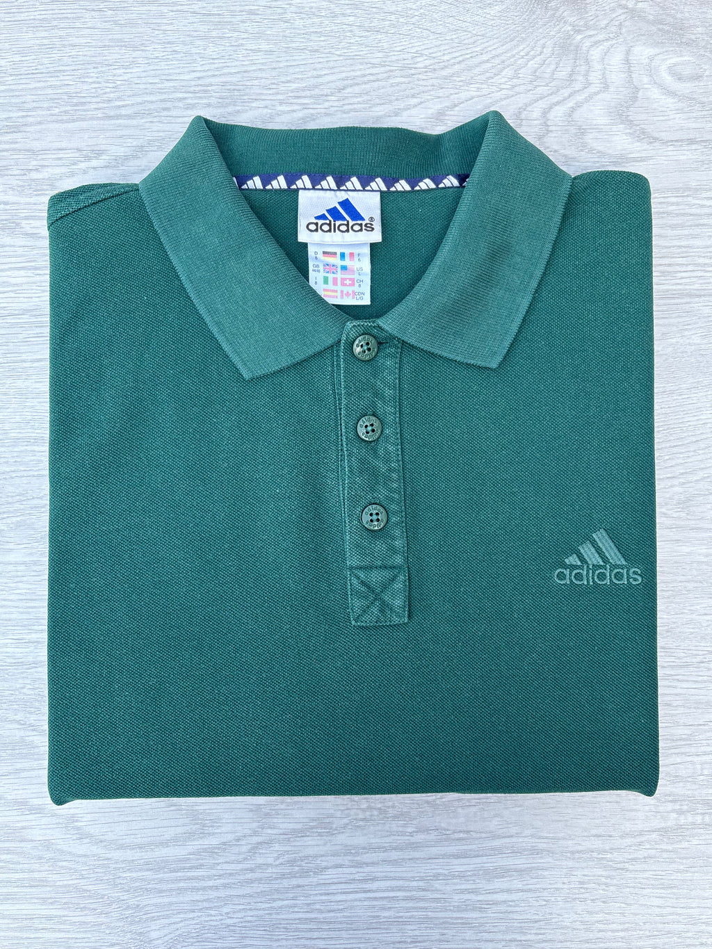 Polo adidas homme taille L Vert