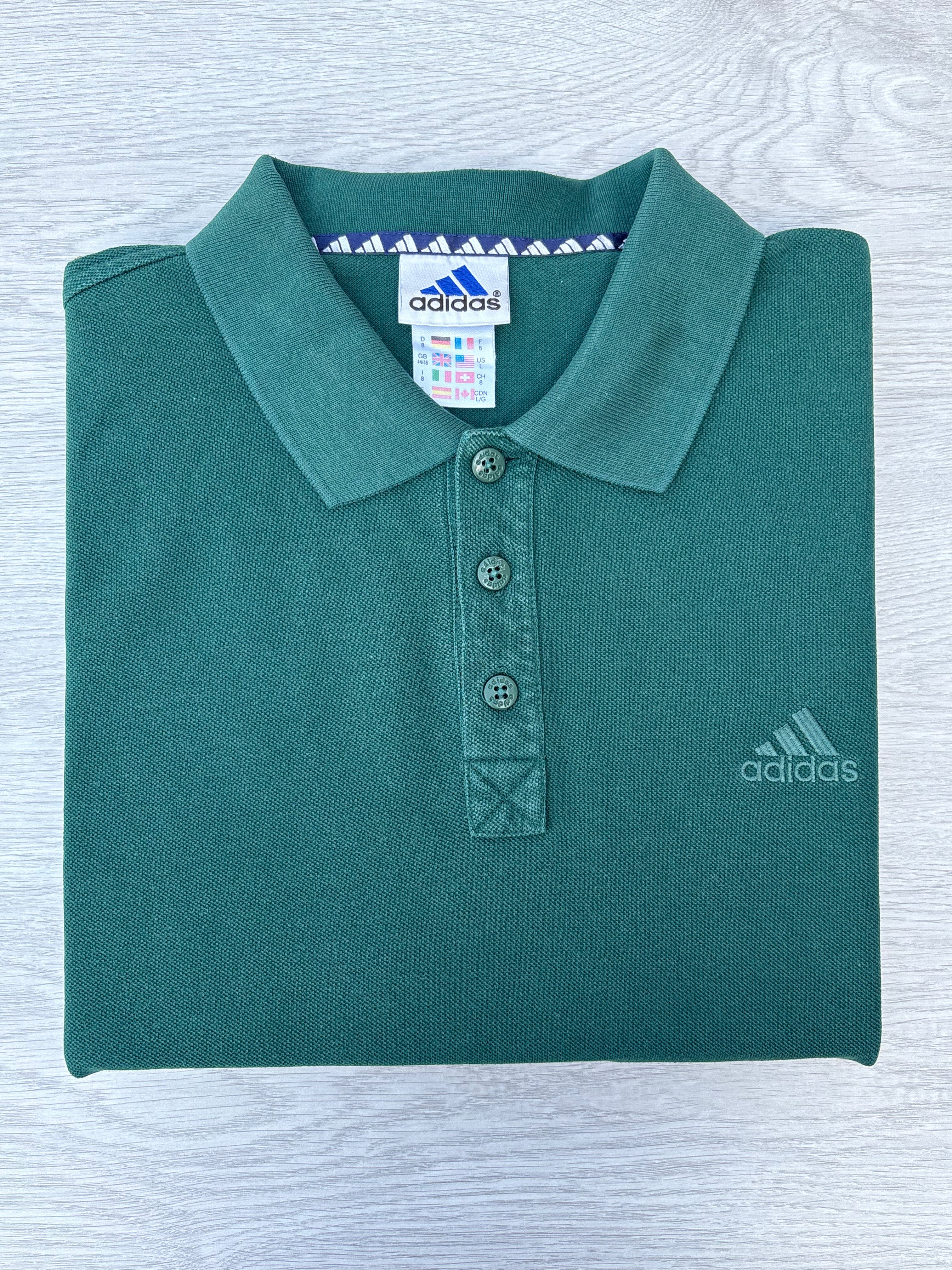 Polo adidas homme taille L Vert