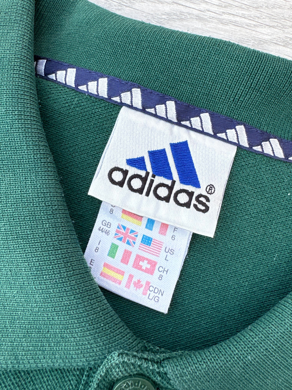 Polo adidas homme taille L Vert