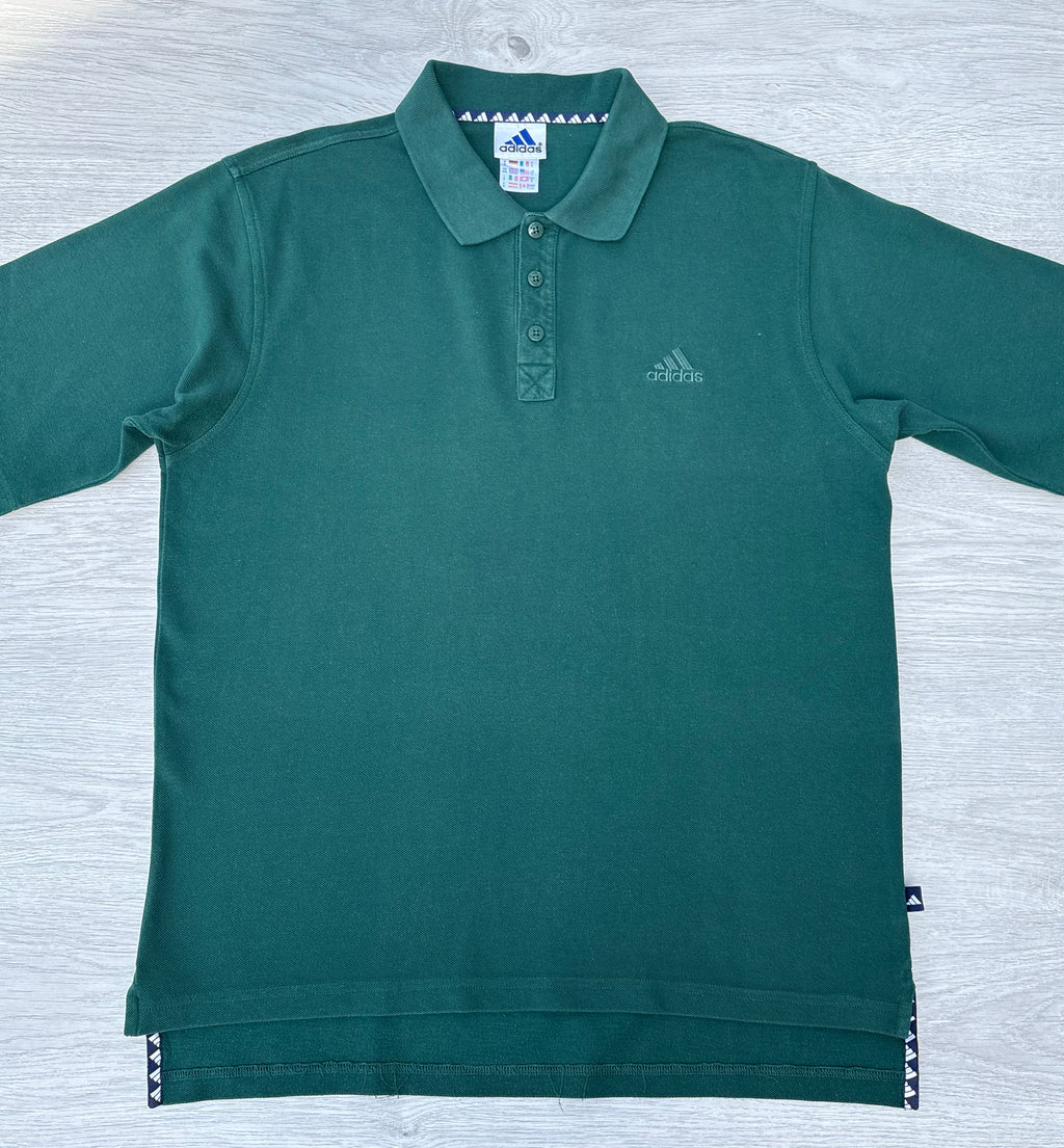 Polo adidas homme taille L Vert