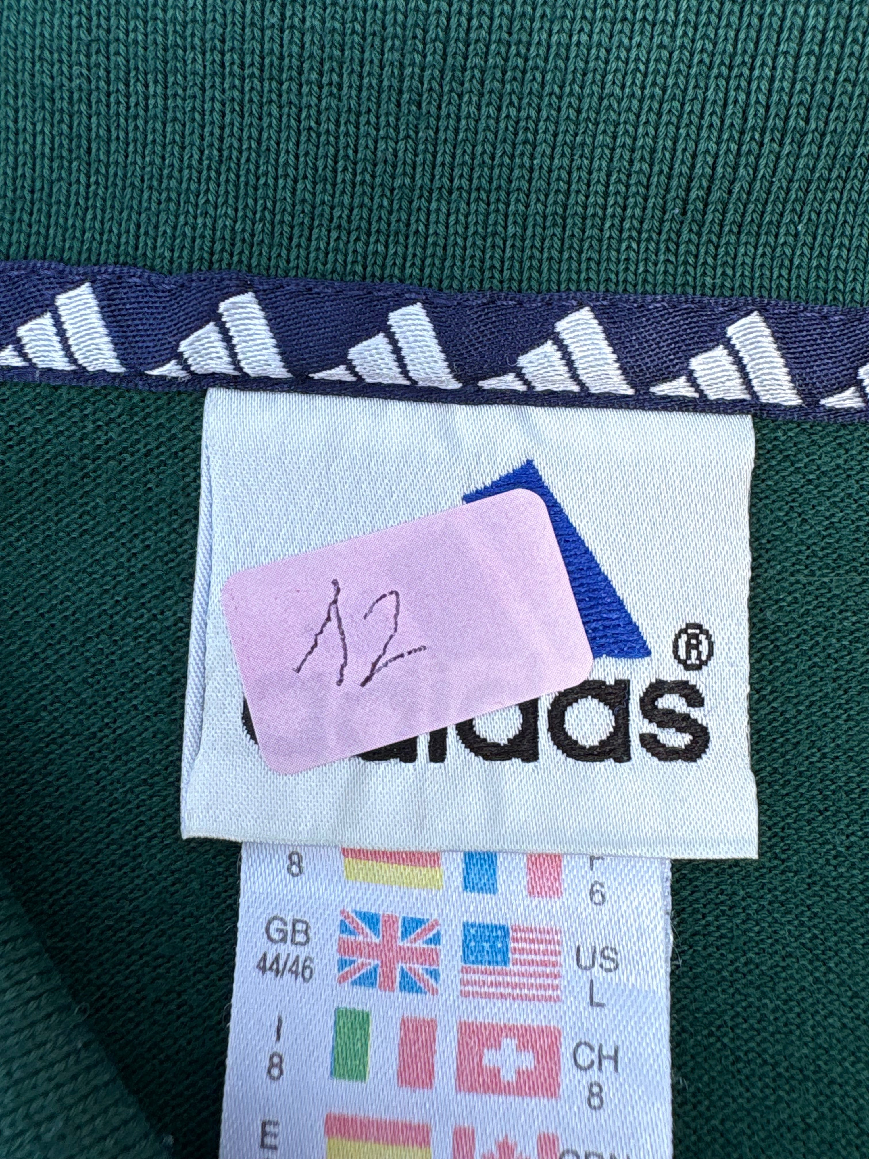 Polo adidas homme taille L Vert