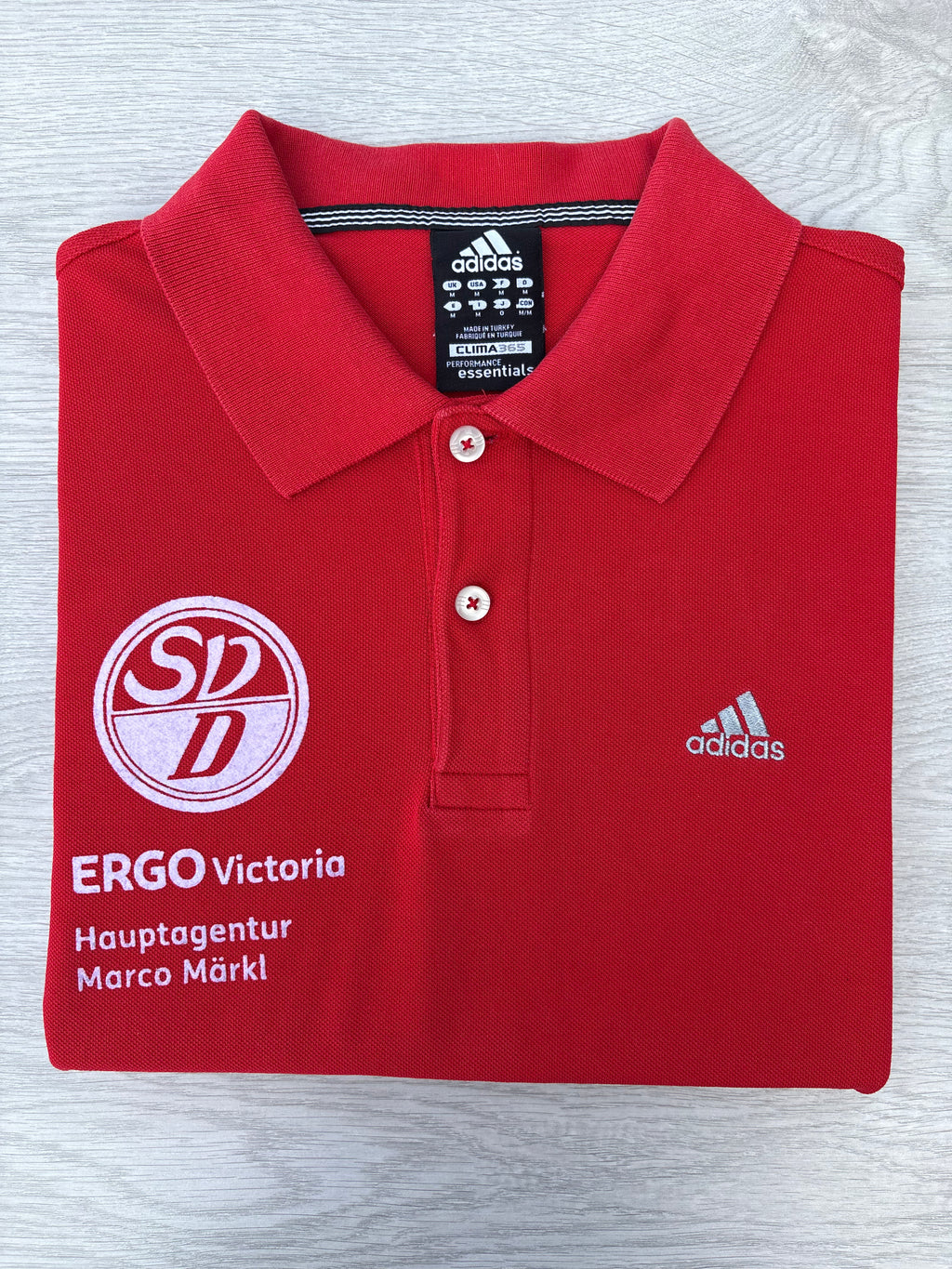 Polo adidas homme taille M rouge