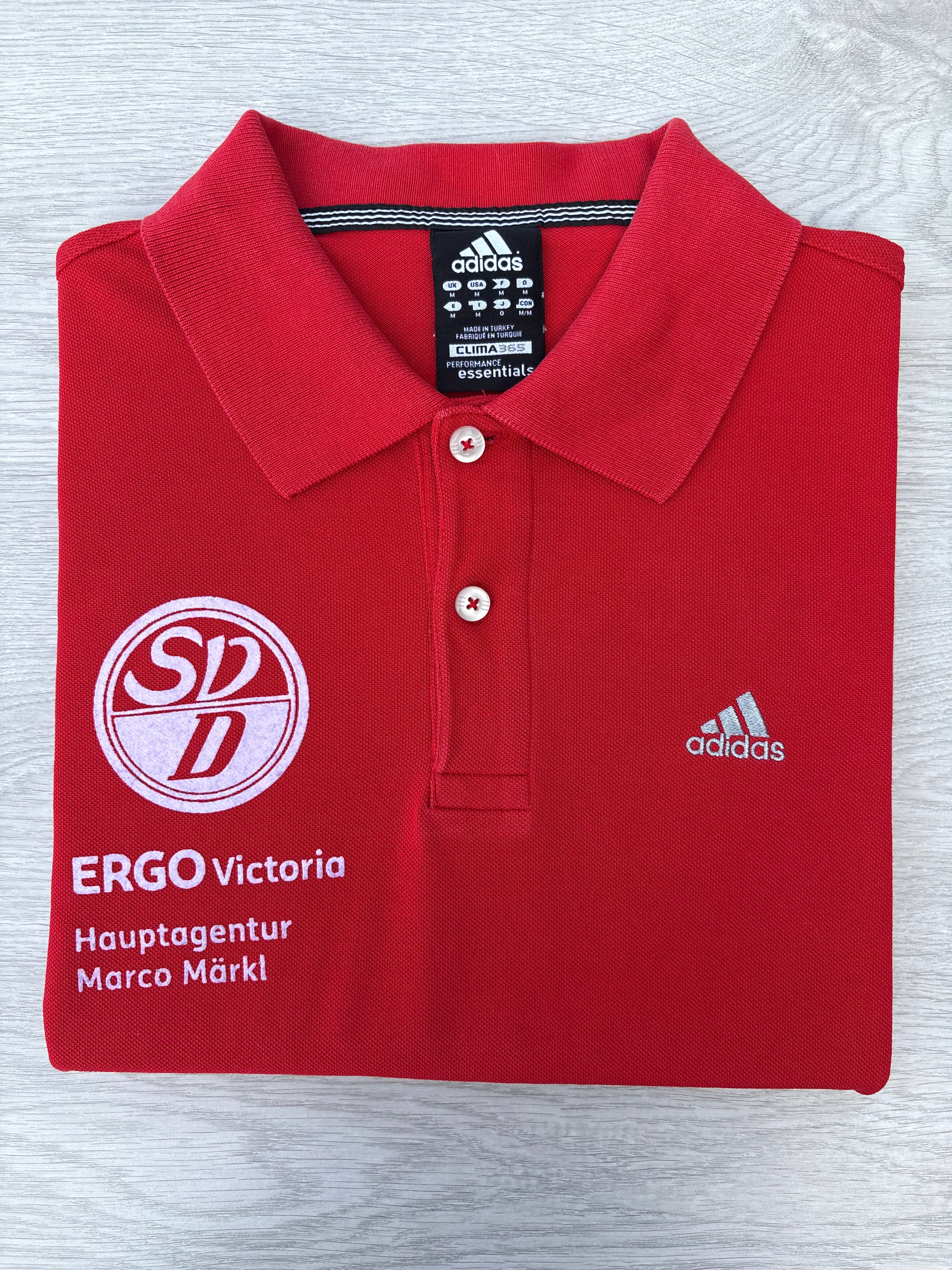 Polo adidas homme taille M rouge