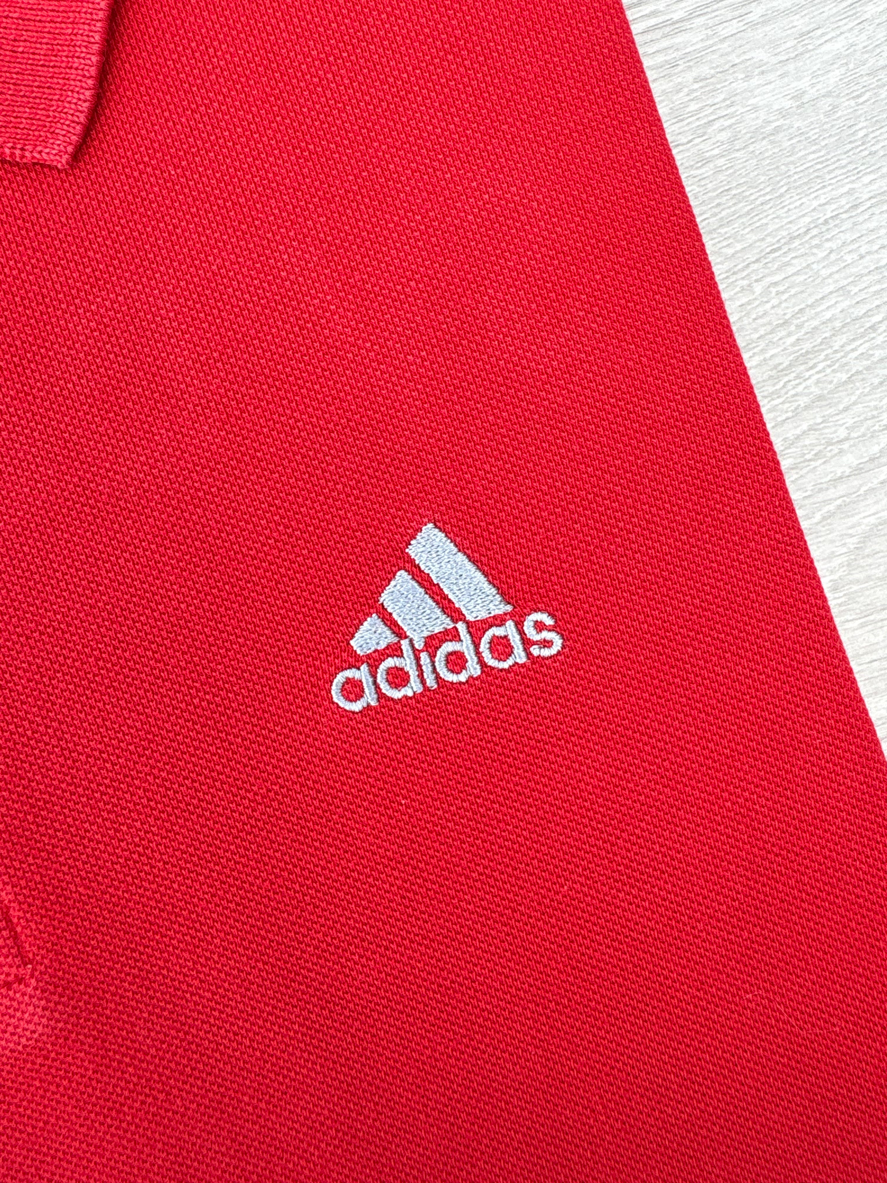 Polo adidas homme taille M rouge