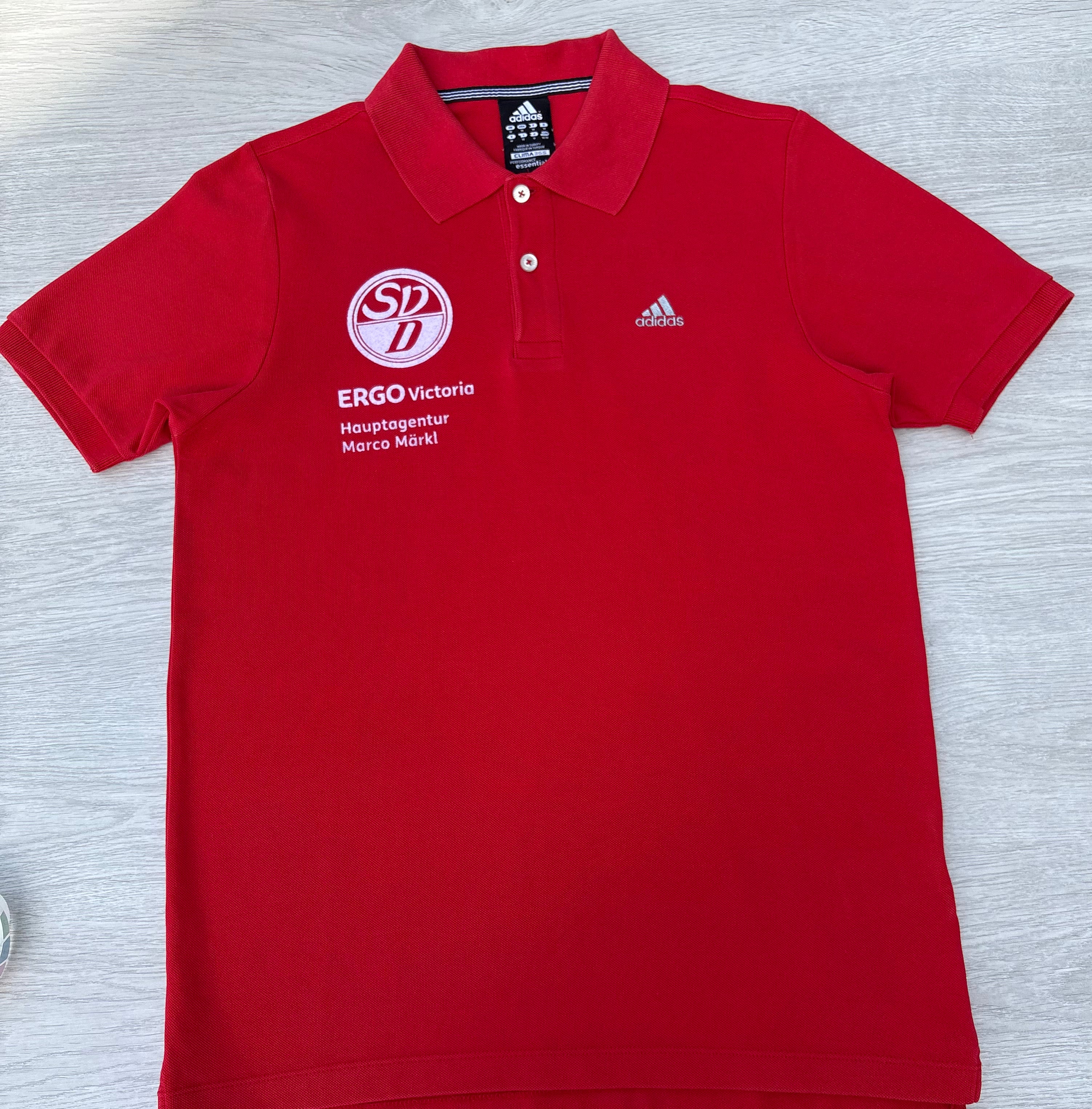 Polo adidas homme taille M rouge