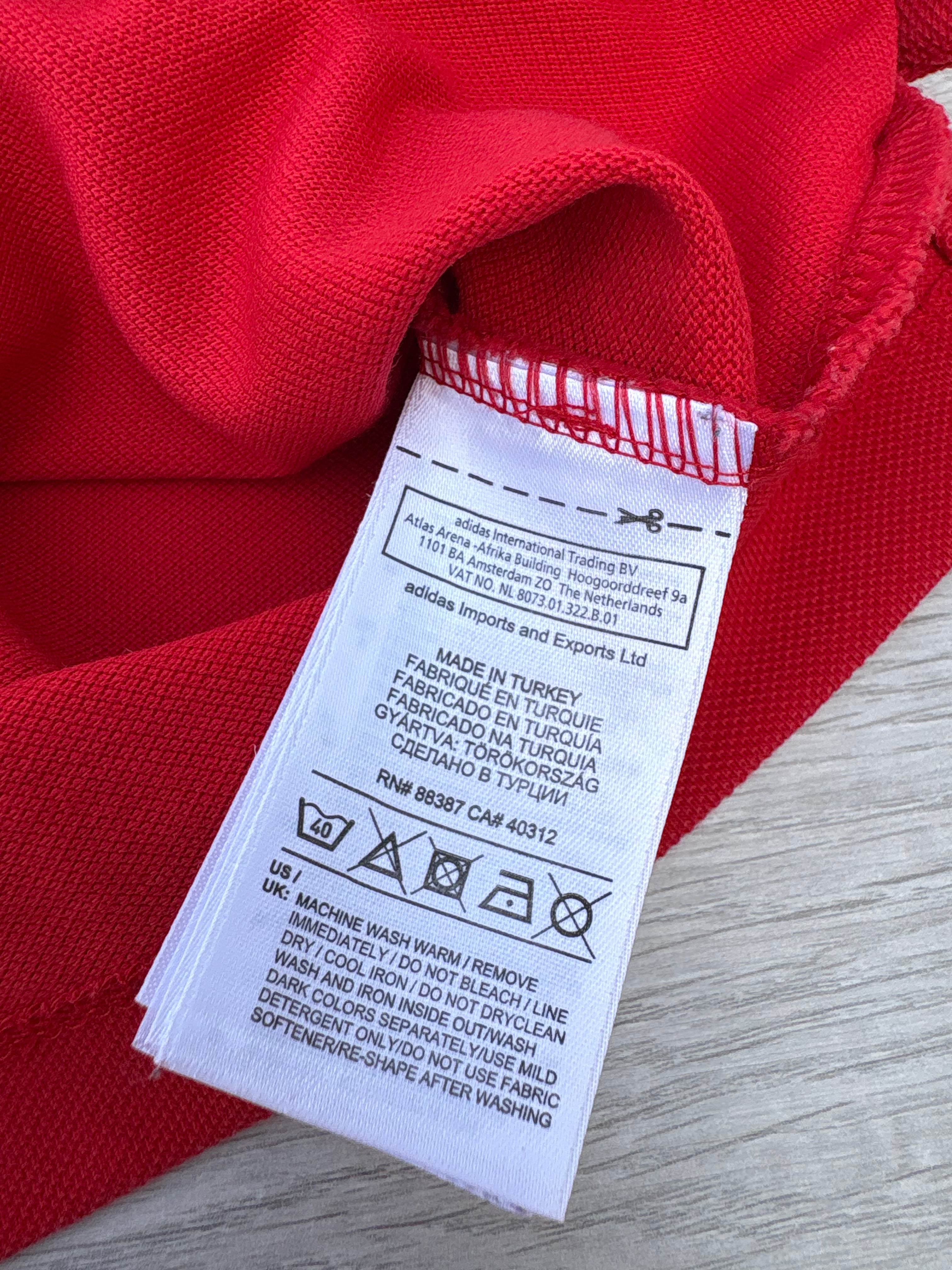 Polo adidas homme taille M rouge