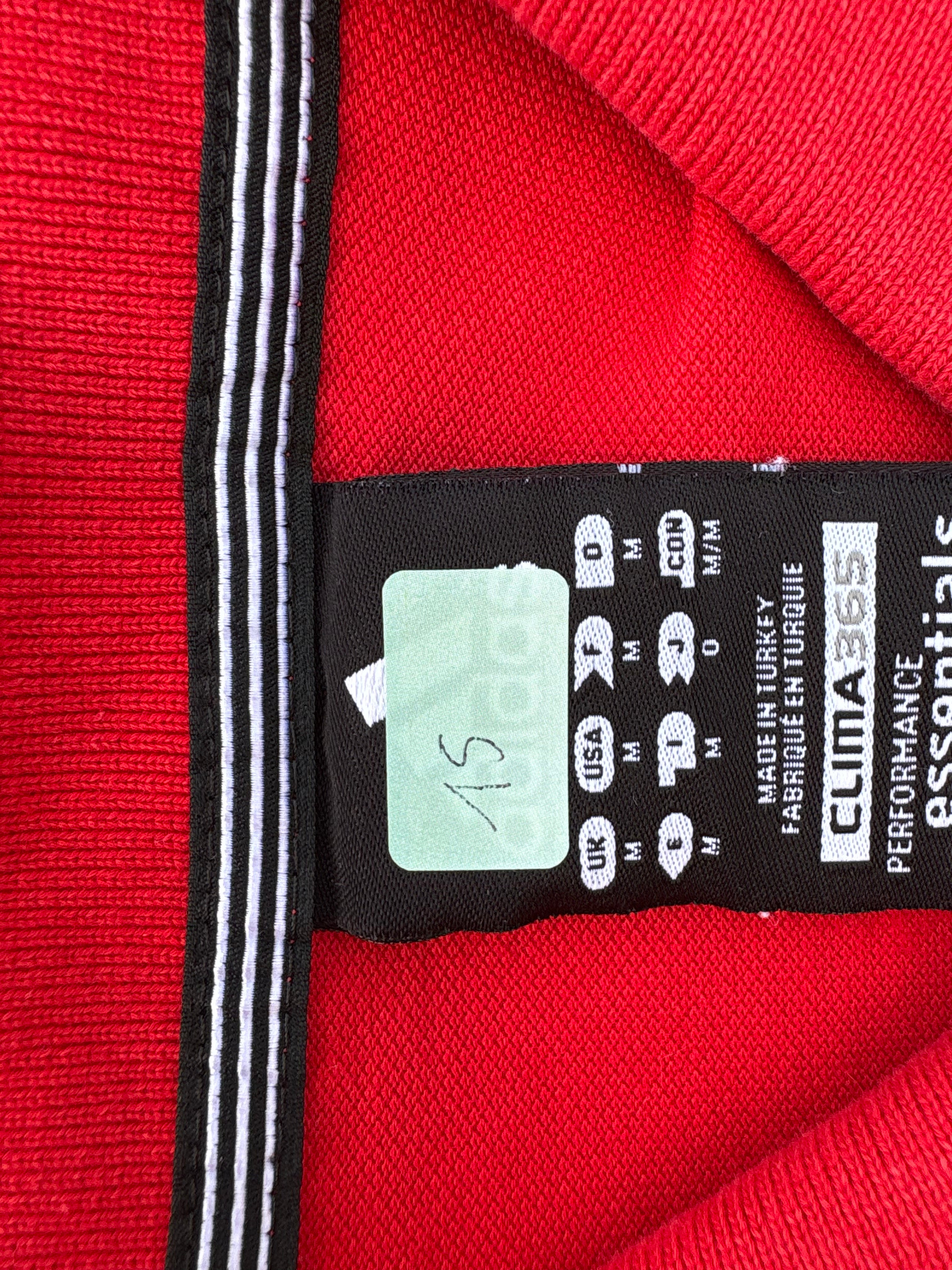 Polo adidas homme taille M rouge