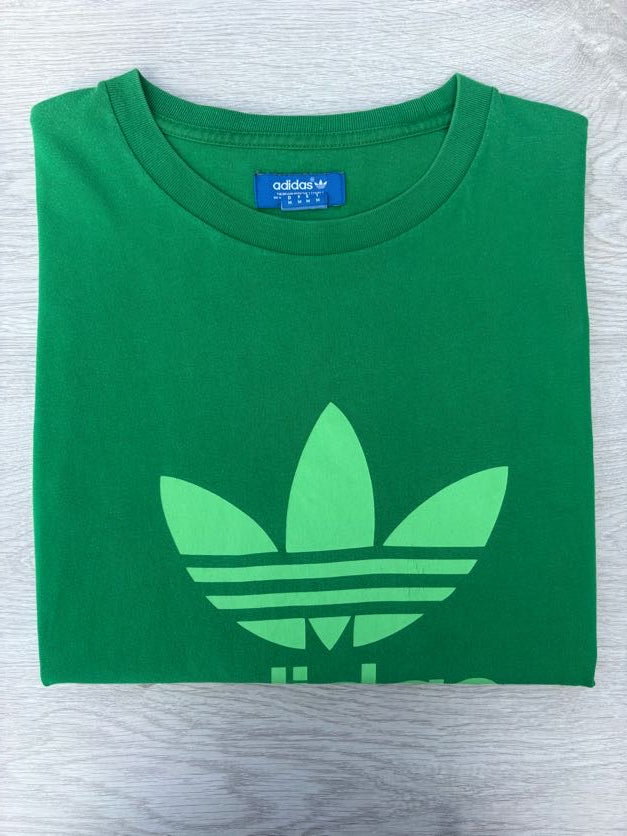 T-shirt adidas homme taille M vert
