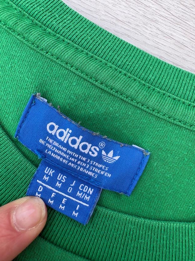T-shirt adidas homme taille M vert