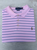 Polo Ralph Lauren Homme Taille XL Rayé Rose et Bleu