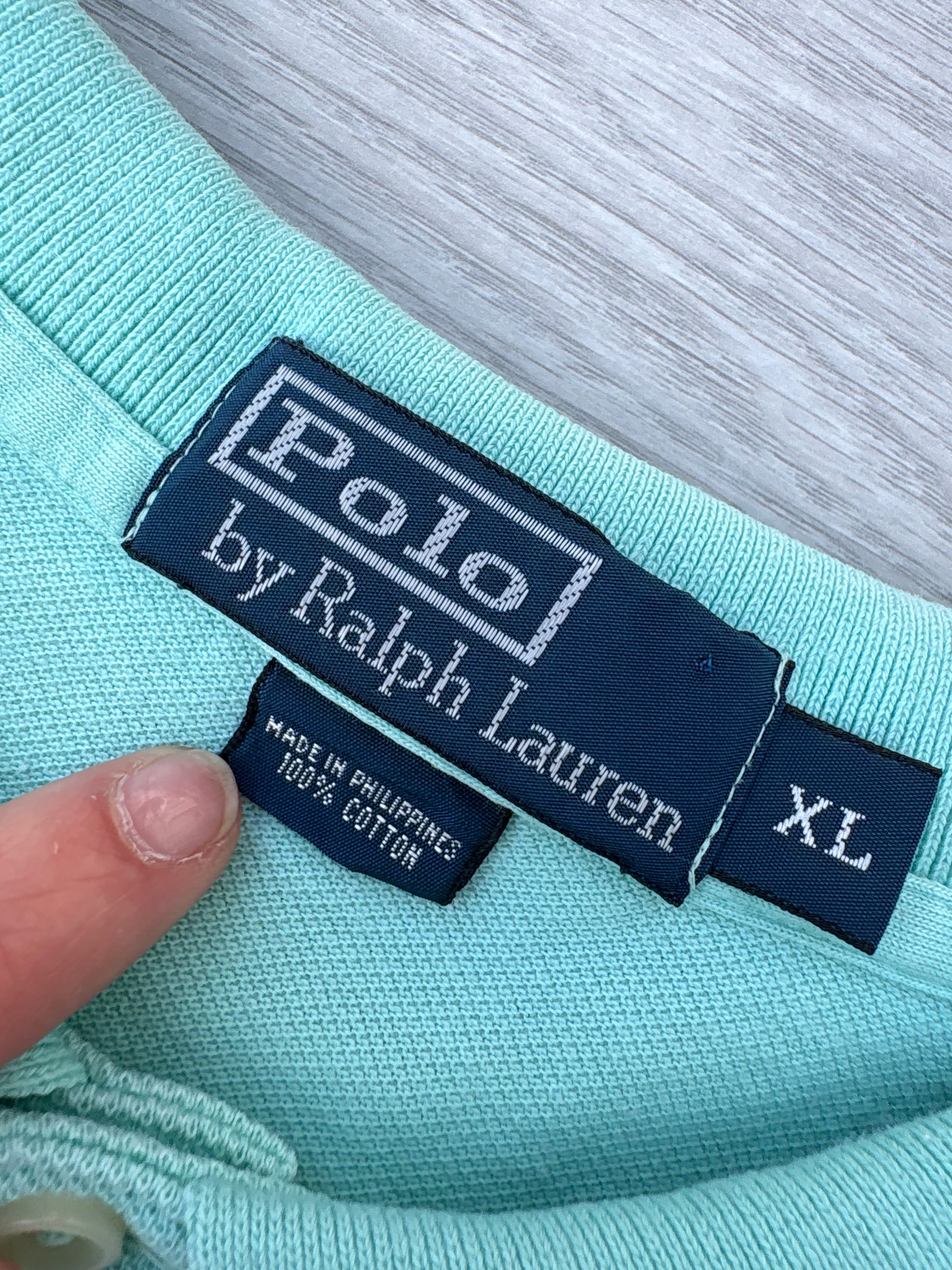 Polo Ralph Lauren Homme Taille XL Bleu Clair