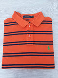 Polo Ralph Lauren Homme Rayé Orange Taille XL