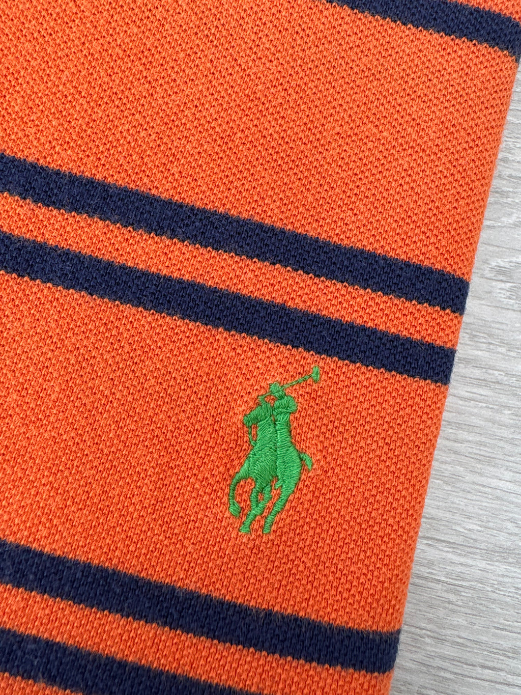 Polo Ralph Lauren Homme Rayé Orange Taille XL